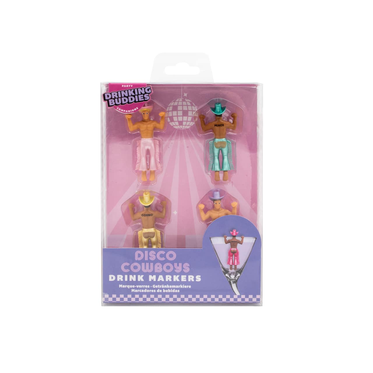 Drinking Buddies Disco Cowboys, 4ct.